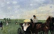 Edgar Degas Racetrack oil painting on canvas
